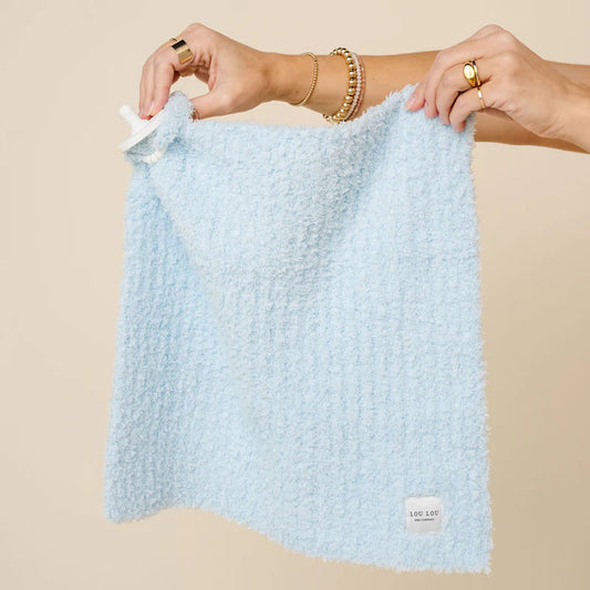 Chenille Lovey/Mini | Sky Blue