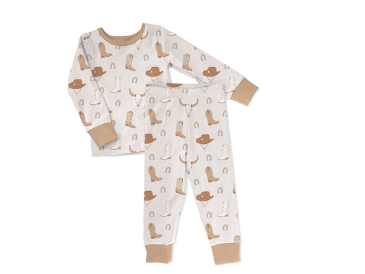 Bamboo Pajama Set | Cowboy Up