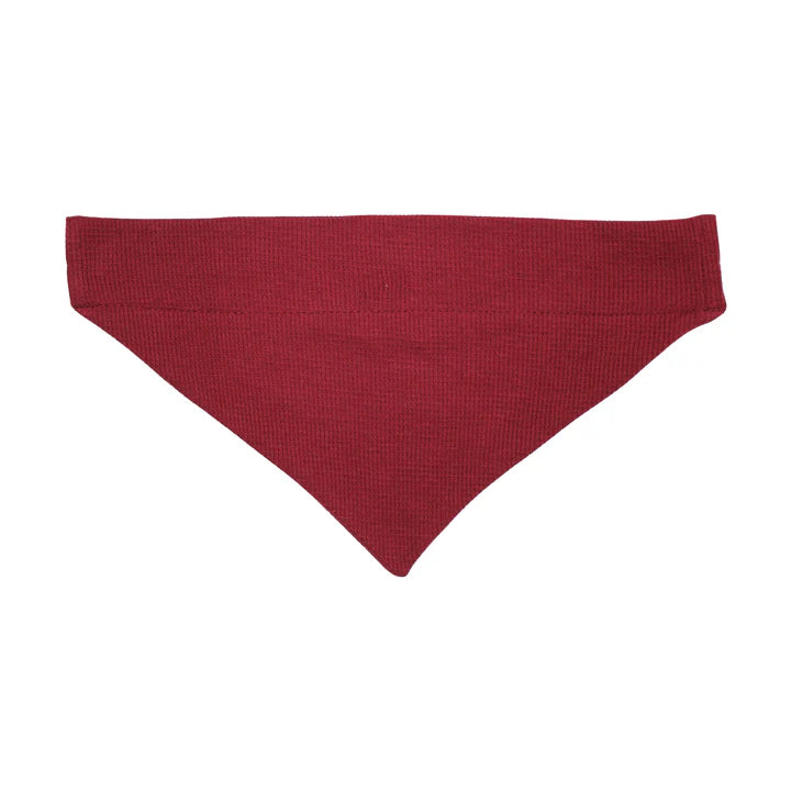 Organic Thermal Pet Bandana | Crimson