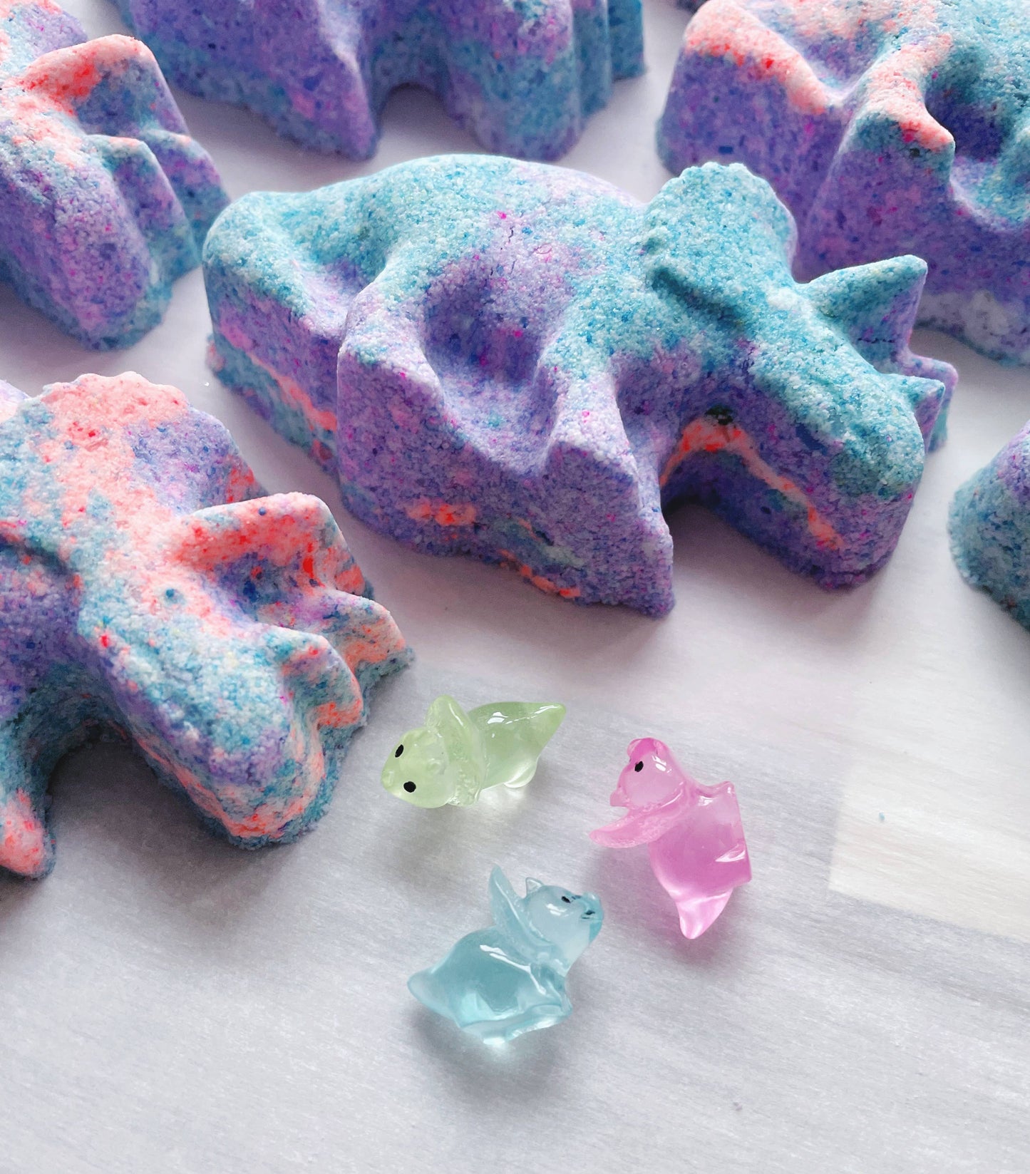 Triceratops Dino Bath Bomb (comes with toy inside!)