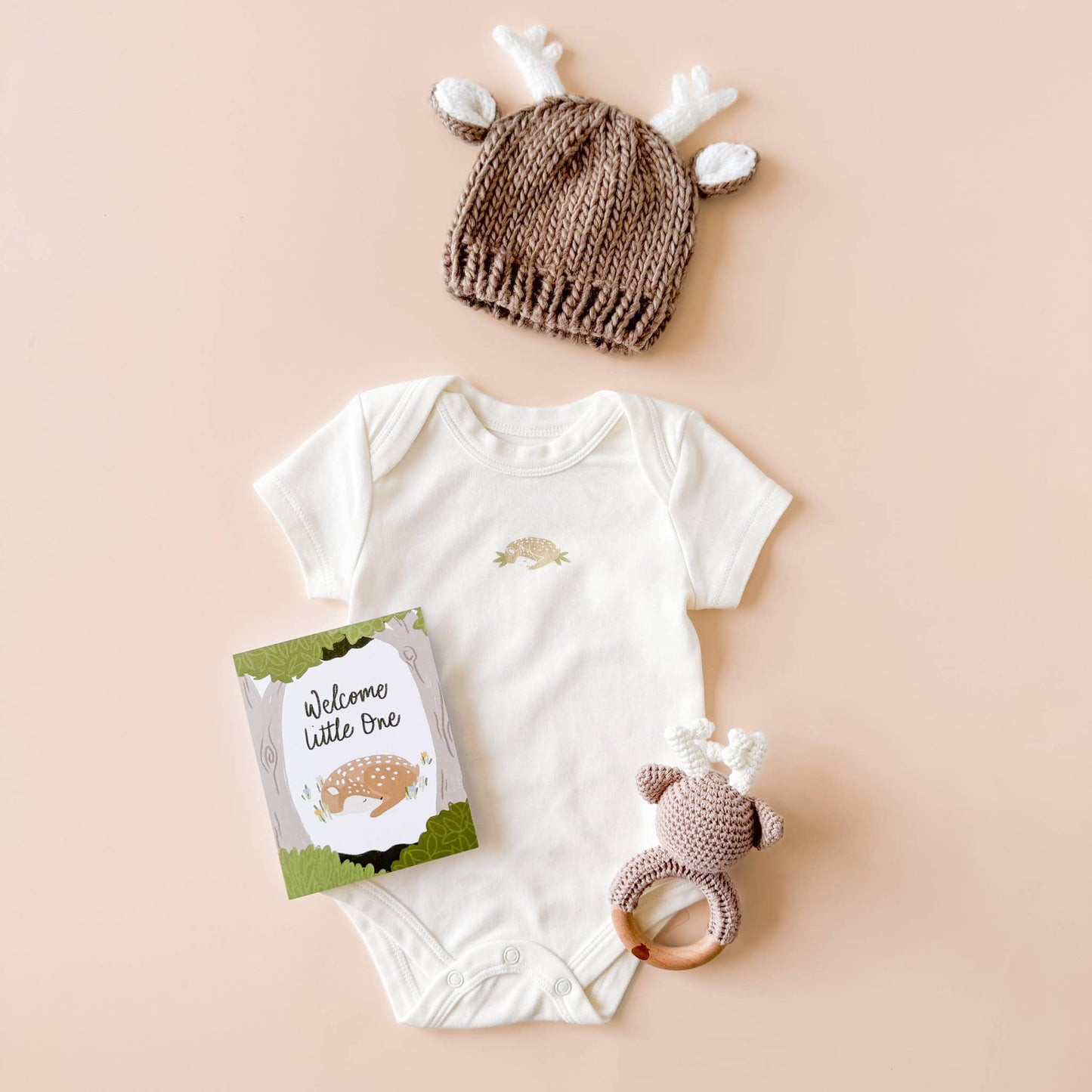 Hartley Deer Tan | Baby & Kids Hat Beanie Gift: