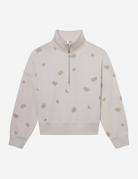 Women's Floral Half-Zip