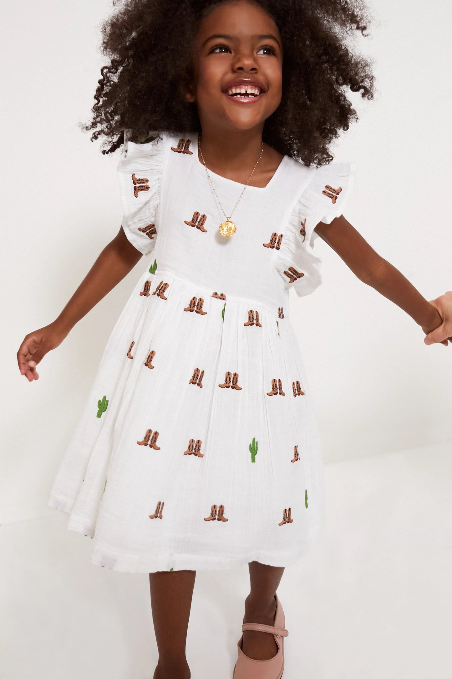 Elsie Dress | Rodeo Embroidery