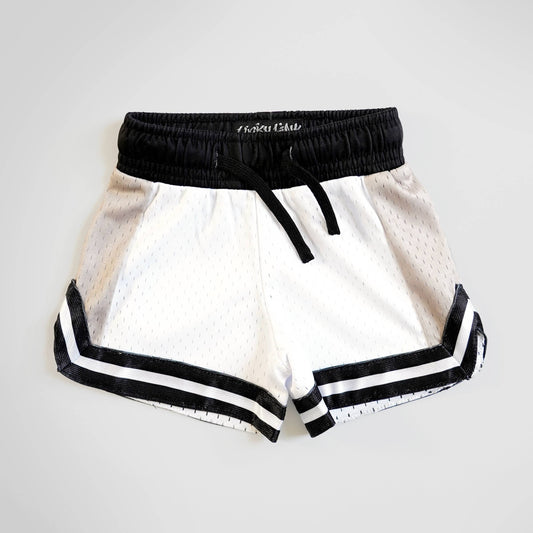 Color-Blocked Mesh Practice Shorts