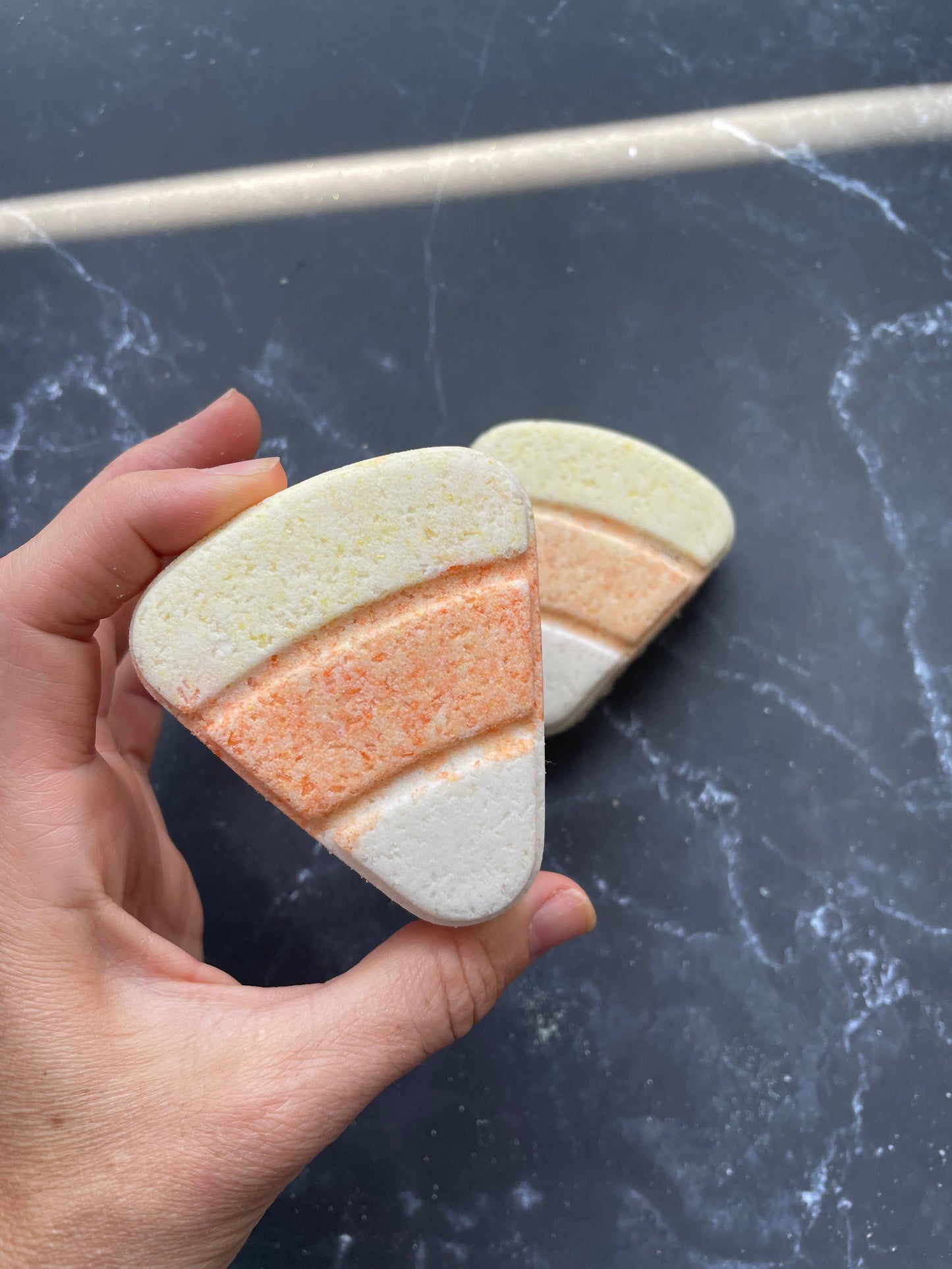 Candy Corn Bath Bomb