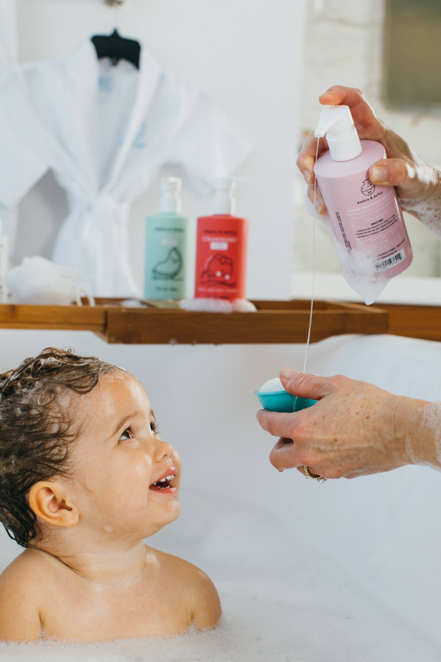 All-Natural Coconut Shampoo, Body Wash & Bubbles