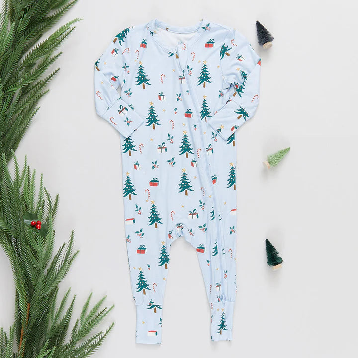 Baby Bamboo Romper | Holiday Cheer