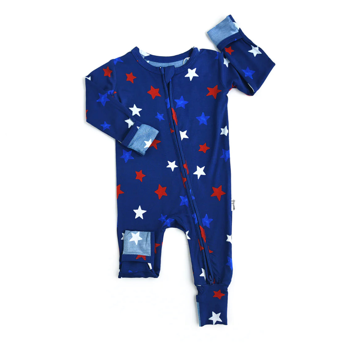 Bamboo Convertible Zip Romper | Sam Stars