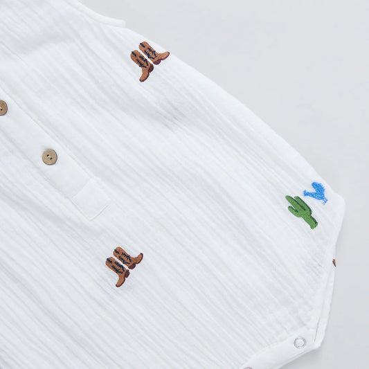 Baby Boy Riley Jumper | Rodeo Embroidery
