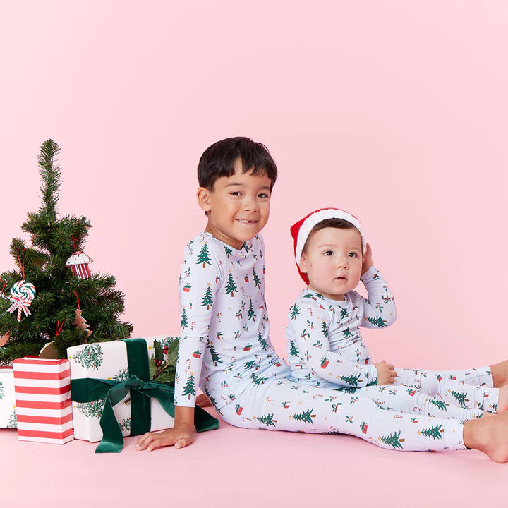 Kids Bamboo PJ Set | Holiday Cheer