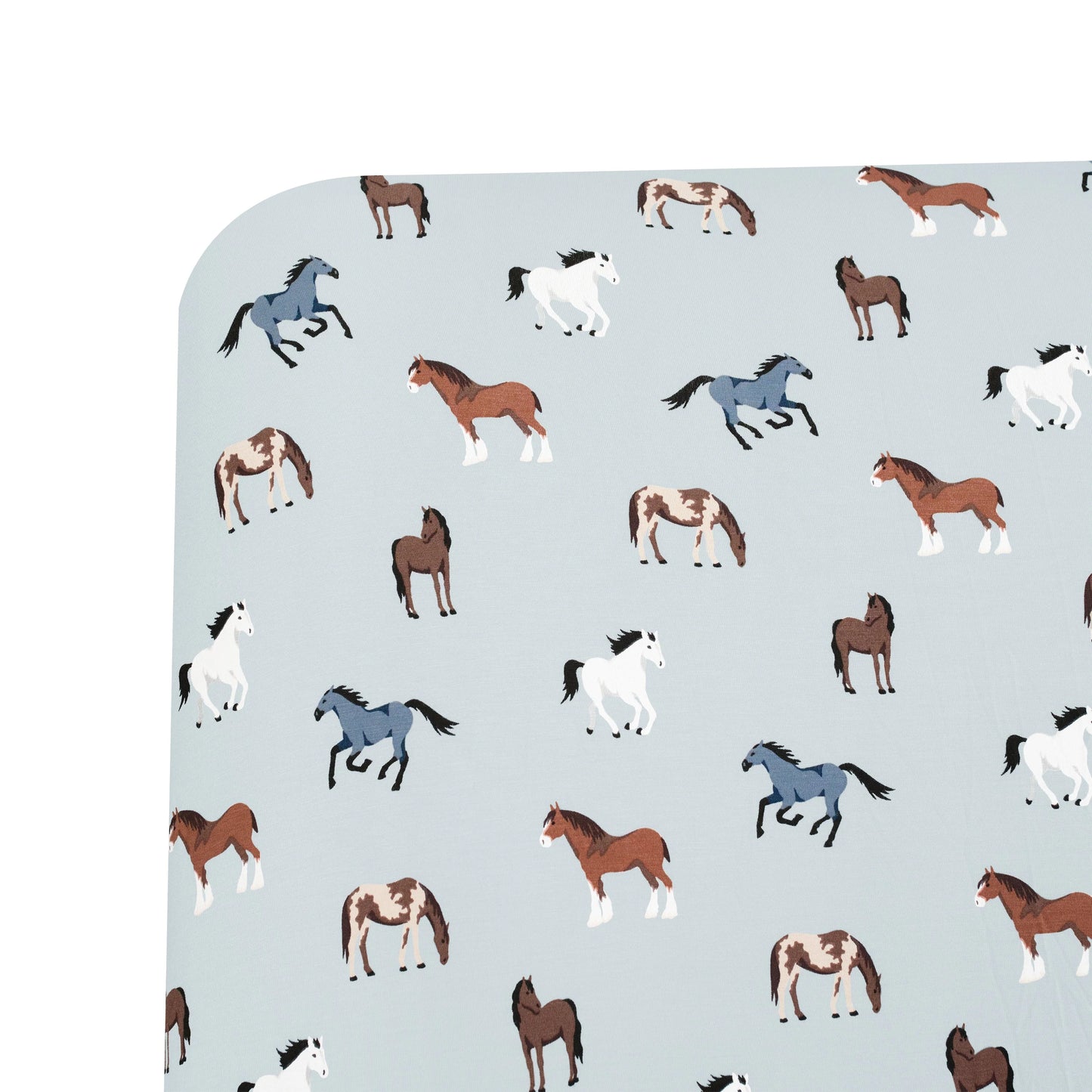 Bamboo Crib Sheet | Horse