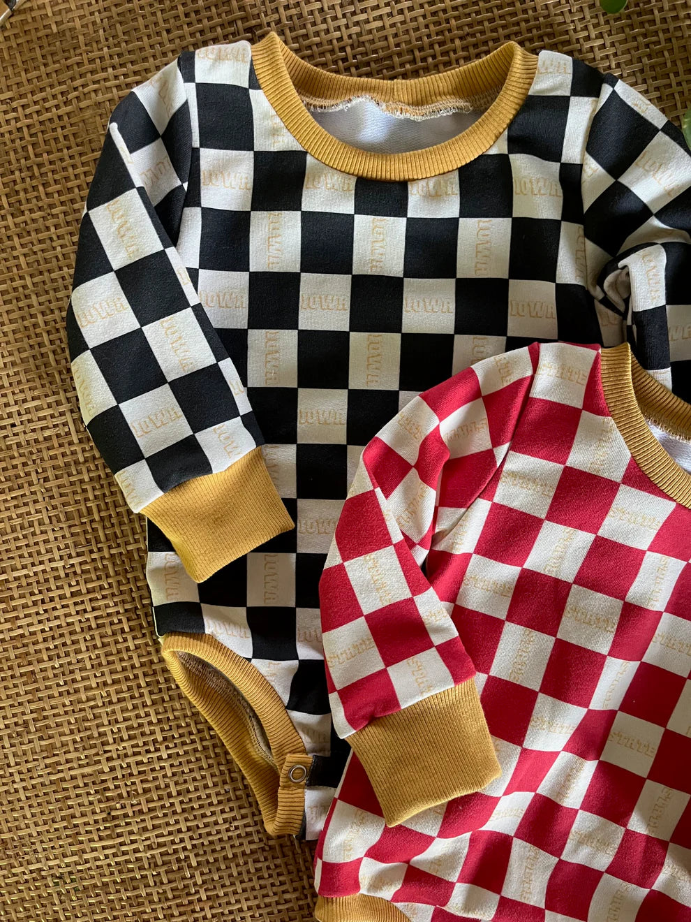 Iowa Check Bodysuit