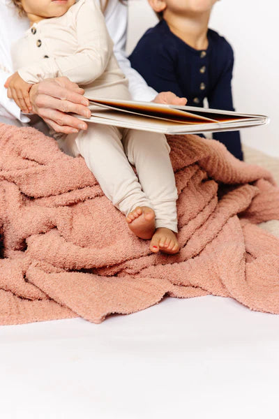 Chenille Blanket | Rose