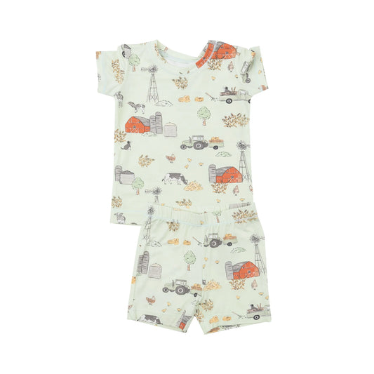 Shorts Two-Piece Bamboo Set | Hay Farmer