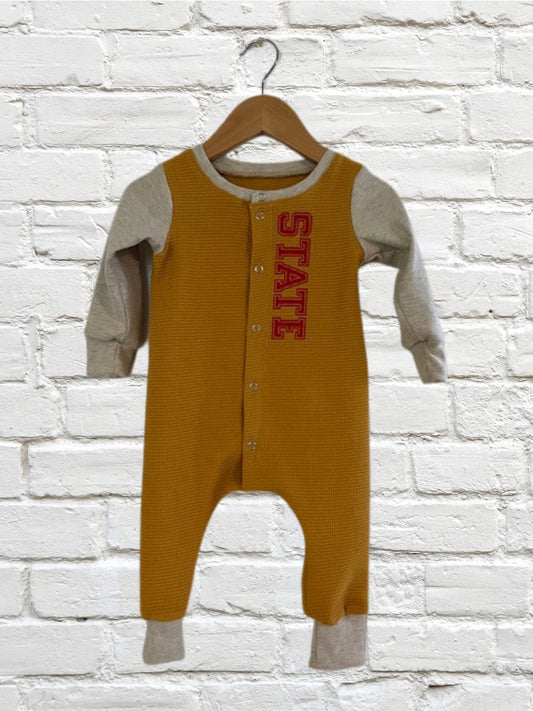 STATE Mustard Snap Romper