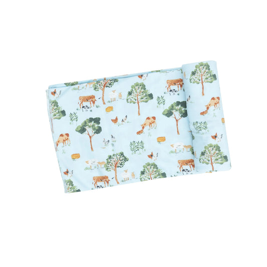 Swaddle Blanket | Farm Friends