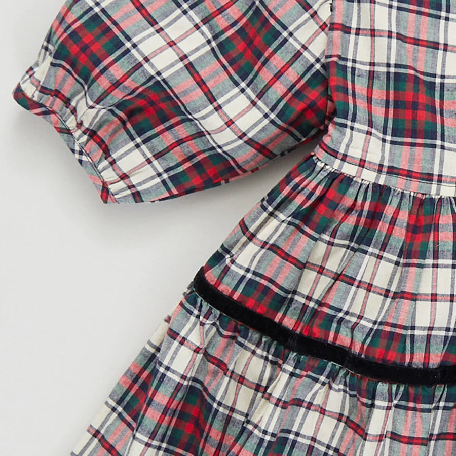 Maribelle Dress | Holly Tartan