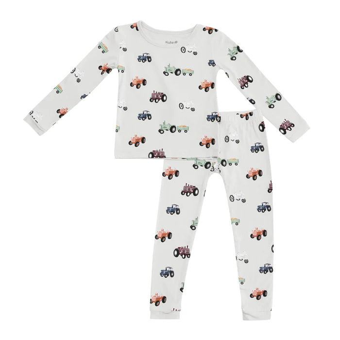 Bamboo Toddler Pajama Set | Tractors