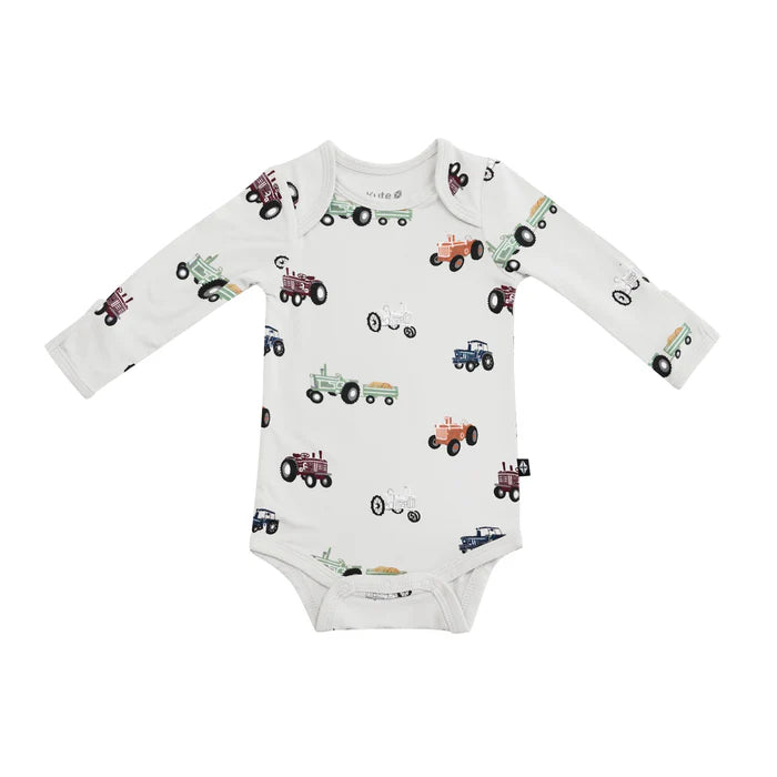 Bamboo Long Sleeve Bodysuit | Tractors