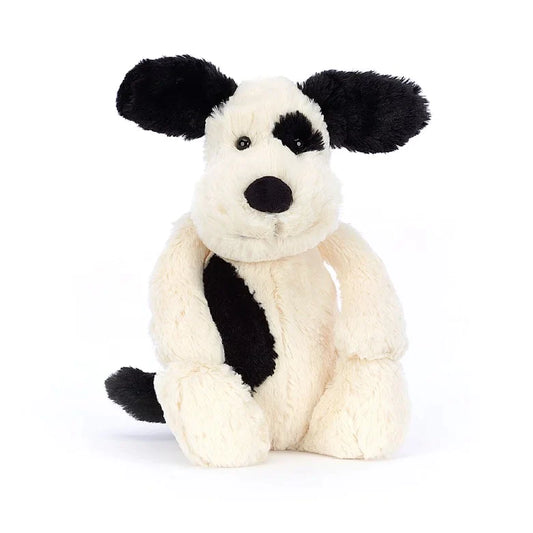 Bashful Black And Cream Puppy | Medium