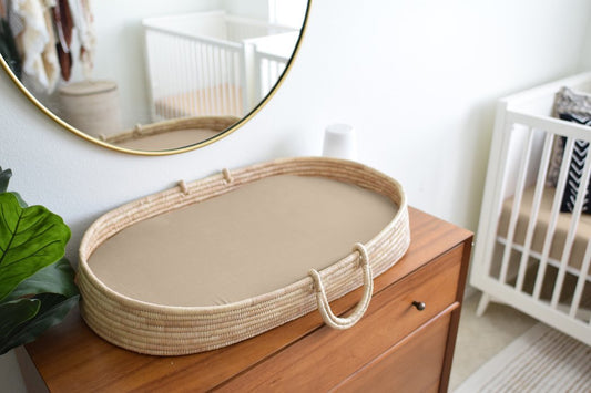 Basinet Sheet Cover | Sand