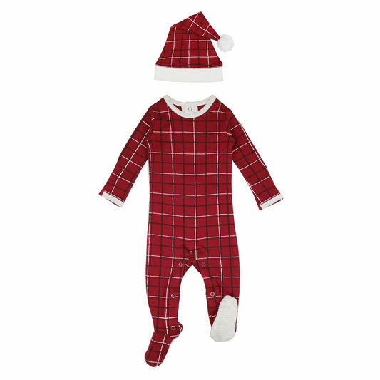 Holiday Footie Sleeper & Cap Set | Santa Baby