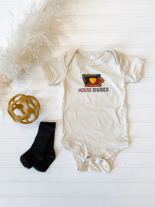 House Divided Onesie | White