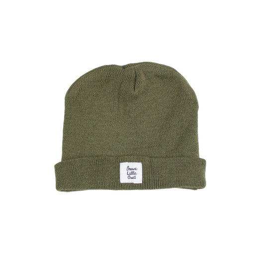 Knit Beanie | Olive